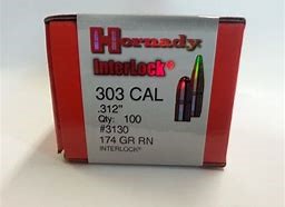 HORNADY .303 174G RN INTERLOCK