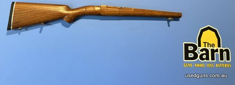Mauser 98 Stock. We think it could be a, geoff slee. No checkering + it appears to be unfinished and has just been oiled. Has been bedded *see pics.