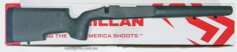 A-5 Fiberglass Stock for Remington 700 SA, Olive Green, Aluminum Pillars, M5 DBM Bottom Metal, Tactical Sporter Fill, Factory Remington Varmint/Sendero Barrel C