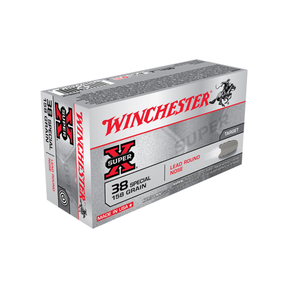 Winchester Super X 38 Special 158gr LRN 50pk