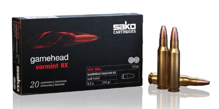 SAKO 308 130GR GAMEHEAD VARMINT RX HPBT (20PK)