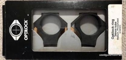 NEW Sako Optilock 34mm medium mounts phosphated finish. Part #S130F973. Phone 0429849007. If reply by email please forward return phone number.