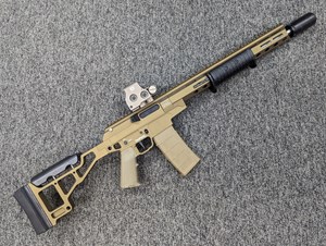 SCSA
TAIPAN X PACKAGE
223REM 
10 SHOT
STRAIGHT PULL ACTION
OR SPRING ASSISTED PUMP ACTION
BURNT BRONZE FINISH
16.5" THREADED BARREL
MADE IN AUSTRALIA
REGISTERED AS A PUMP ACTION IN QLD
SUREFIRE WARDEN BLAST MITIGATION DEVICE
MAGPUL PMAG LONG TEN SHOT MAGAZINE
MAGPUL MIAD PISTOL GRIP
EOT