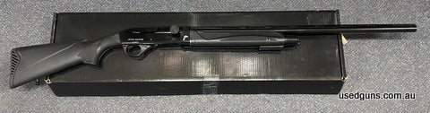 Brand new in box Buckmaster PB12 12G button release shotgun. Sports a 28 inch barrel with a 5 choke set. Featuring patented push button loading system, The push