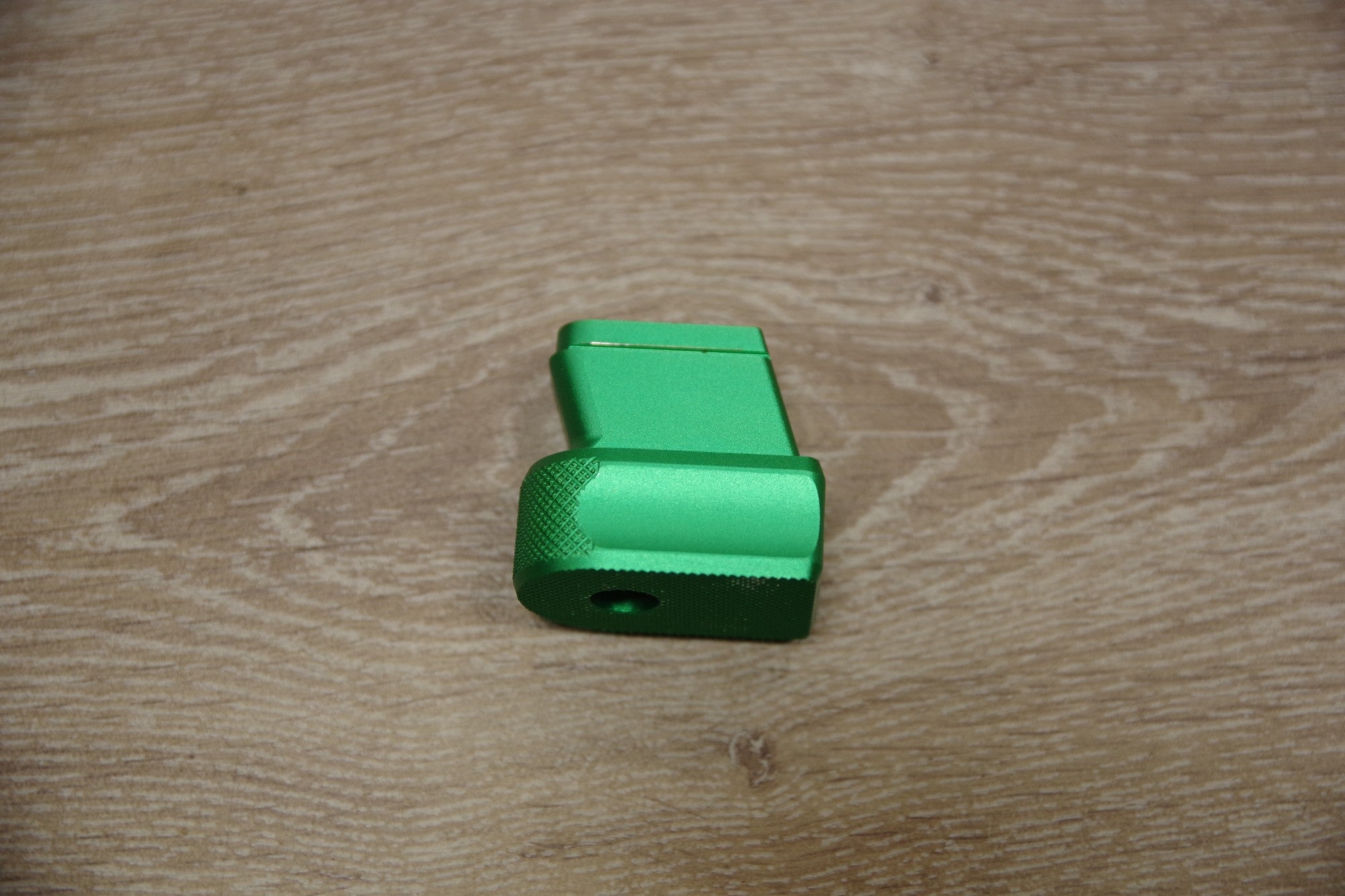 S/H BOSS COMPONENTS MAG BASE TO SUIT CZ 75 SHADOW (GREEN).