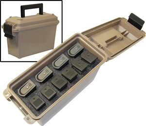 MTM
TMCHG
TACTICAL MAGAZINE CAN
HOLD 10X DOUBLE STACK MAGS
LOCKABLE - FDE/TAN COLOUR

SPECIAL NEW $36.90