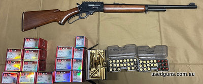 1981 pre cross bolt safety model Marlin 444S lever action rifle in venerable 444 calibre faster and flatter than the 45-70, and in very good condition, all proj