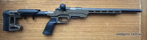 CZ 457 Varmint in MDT chassis, 16 inch barrel, 5 round mag. Good condition, with some scratches on the chassis, please feel free to message me for more photos. 