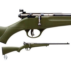 SAVAGE
RASCALGREEN
RASCAL
22LR SINGLE SHOT
BLUED FINISH
GREEN SYNTHETIC STOCK
OPEN SIGHTS
NEW $335
PROHIBITED FOR SALE IN NSW!!!