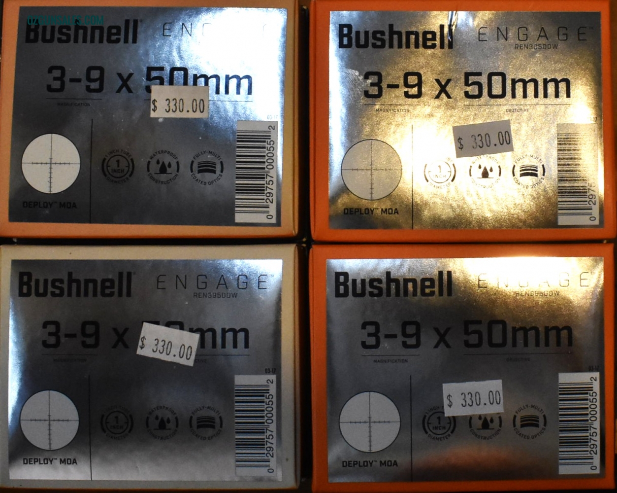 BUSHNELL ENGAGE 3-9 X 50 RIFLE SCOPES
