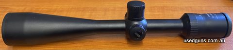 Meopta Meopro 6-18x50 Z-Plex reticle in very good condition, side Parallax, MOA adjustments and has a 25mm tube while optically excellent.