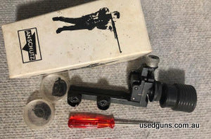 Anschutz Model 54 Target rifle peep sight in excellent condition includes original box / parts. Phone 0429849007. If reply by email please forward return phone 