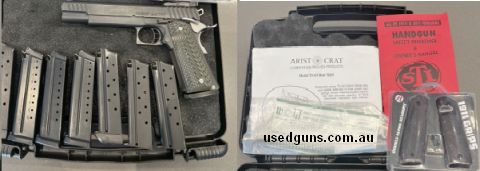 with 7 mags, 2 springs, aristocrat sight