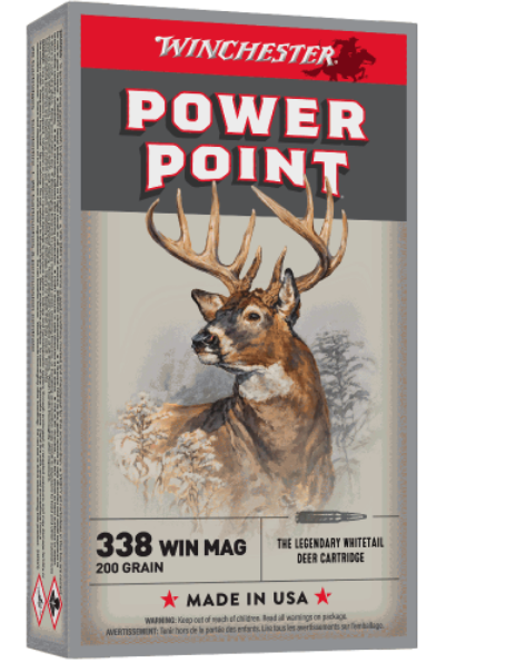 Winchester Power Point 338WM 200gr PP