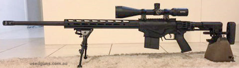 The Rifle comes with: - 2x 8 round AICS Magazines - Stock Muzzle Brake (Currently not fitted to rifle due to competition rules) - Stock 30 MOA Picatinny Rail. T
