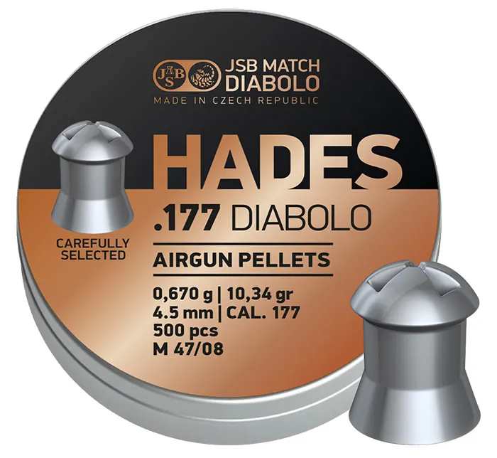 JSB HADES 177 PELLETS 10.33GR (500PK)