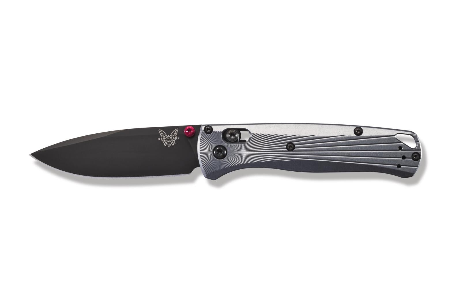 BENCHMADE BUGOUT 2021 AXIS FOLDING KNIFE (NEW) - ALUMINIUM