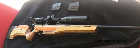 This gun is a tack shooter. Would class it as excellent condition. It has quick release mounts. Athlon scope also very good to excellent condition. It has two m