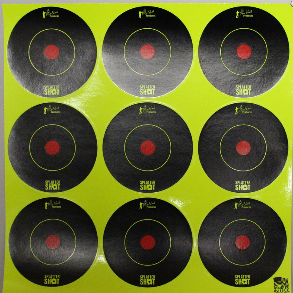 Splatter Shot  2" Peel & Stick Target