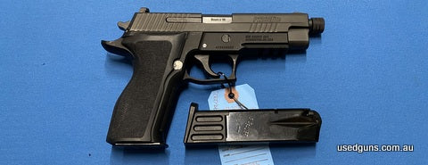 Safari Firearms Handgun Sale! Excellent condition Sig Sauer P226 in 9mm. Comes with 2 x magazines. Great full size full frame handgun.