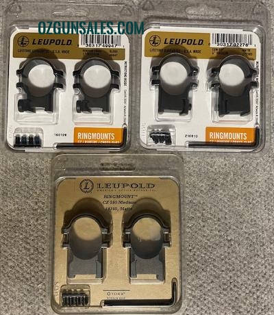 Leupold Brno / CZ 1" Mounts Various NEW