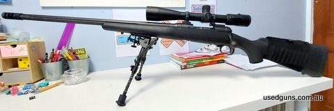 Left hand savage 10 FLCP, great shooter that doesn't get used