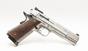 178047 SMITH & WESSON 1911 PRO SERIES, 9MM STAINLESS STEEL 10 SHOT, 2 MAGS CASED, ADJUSTABLE SIGHTS