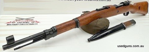Mauser M48 Yugoslavian. Price reduced. Free freight. Year of Manufacturer is 1948, Calibre is 8mm. Condition is "Excellent" considering age. Complete with Bayon