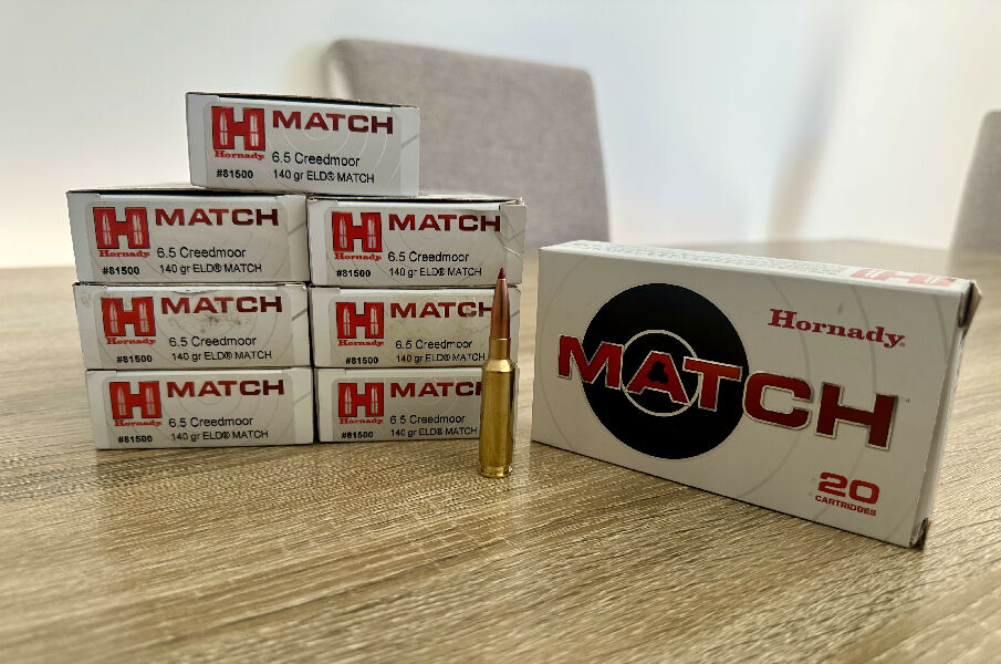 153 Rounds of Hornady Match 140gr ELD-M 6.5 Creedmoor. Pick up Wallan 3756 must sight firearms licence before sale. Contact 0435 007 466