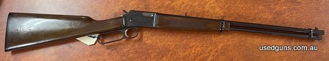 Used Miroku 22LR Lever action, timber stock, blued. in good condition.