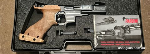 Excellent condition with no scratches 2021 Pardini SP pistol large right hand grip with around 1000 shots used. I am moving out of ISSF shooting to concentrate 