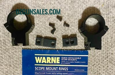 Warne Remington Mod 700 1" Mounts / Bases