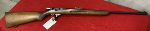 Hi here‚Äö√Ñ√∂‚àö√ë‚àö¬•s a fair Mauser 22 rimfire made around1930,  model is patrone. Has matching bolt and a good barrel.  the stock has cracks on both sides 