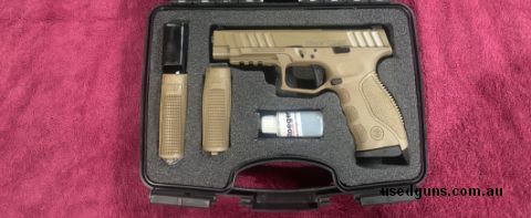 In Excellent Condition, Stoeger Model STR-9FA , 9mm , comes cased with 8 Magazines, $600 phone Bullets & Bits 139 Kite St Orange NSW 02 63 60 48 84