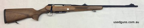 Austrian quality on a beer budget! Beautifully made and finished European hunting rifle, chambered in the classic 30-06. Fitted with open sights for fast target
