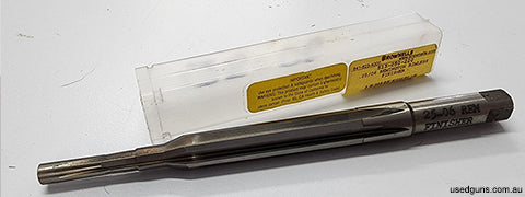 Manson USA Finish reamer in .25-06 Remington. Used to cut 1 chamber only and then packed in grease. In perfect condition. Price includes postage anywhere in Oz.