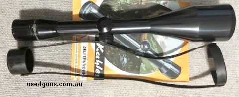 Kahles Helia 8x56 scope in excellent condition. Brilliant Austrian optics ideal for low light shooting. Fully serviced has popular 7A reticle / steel tube inclu