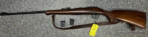 1985 model, no bolt but 2 -5 round magazines included. Bore is good. Price includes postage to nominated dealer apart from Western Australia. Over the phone pay