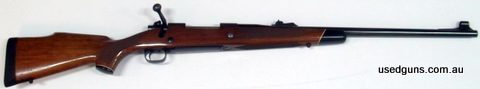 Very good condition big game gun. Minor marks to wood work, bore and rifling in excellent cndition. Open sights, drilled and tapped for scope mount. Manufacured