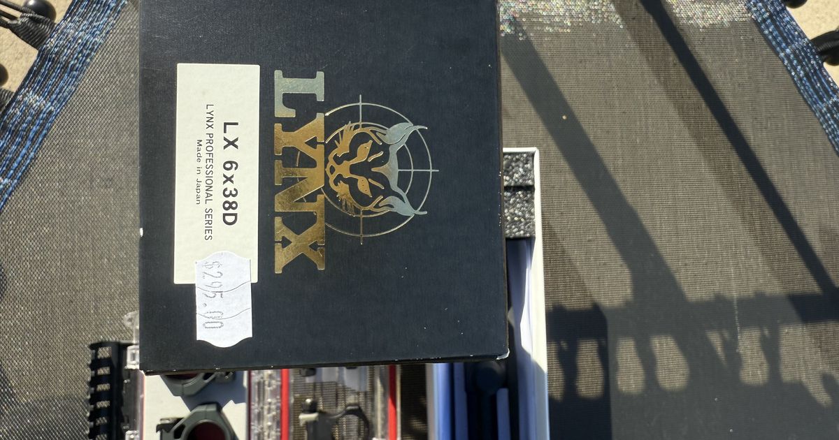 Lynx 6x 38, Nightforce rings, Burris rings, Annealer