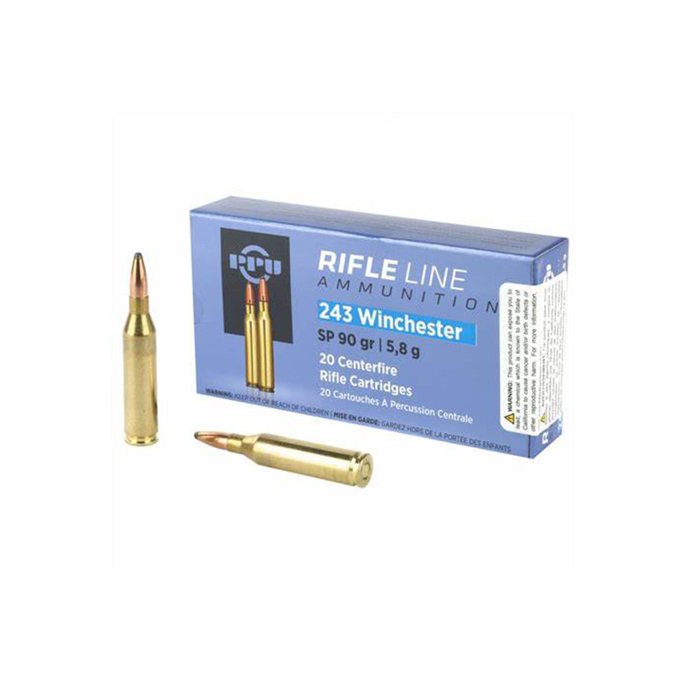 PPU 243 Win 90gr SP 20pk