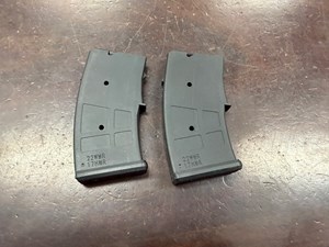 HOWA
MODEL 1100
17HMR / 22WMR
10 SHOT
ORIGINAL MAGAZINES
TWO ONLY

AS NEW $30 EACH