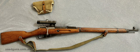 Genuine Soviet Mosin Nagant Model 91/30 sniper rifle manufactured in 1944 by the Tula Arsenal. This rifle is one of an estimated 24,362 PU snipers produced by T