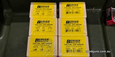 338 300gr Berger hybrid OTM tactical. $165/100 plus post