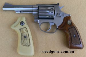 Taurus BZ .22LR 9 shot stainless steel revolver with 4" barrel in very good condition. Comes with original grips and aftermarket medium grip. Additional images 