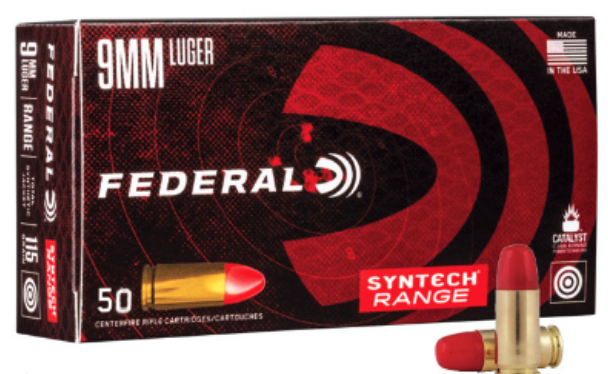 FEDERAL 9MM LUGER 115GR TSJ SYNTECH JACKET AMERICAN EAGLE