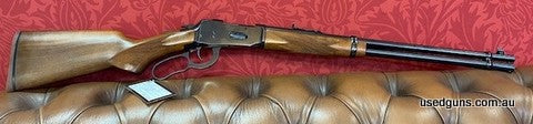 Very good condition Mossberg M464 in 30-30. 20 inch barrel. 7 shot capacity with side feed. The blueing and metalwork is in good condition and the wood buttstoc