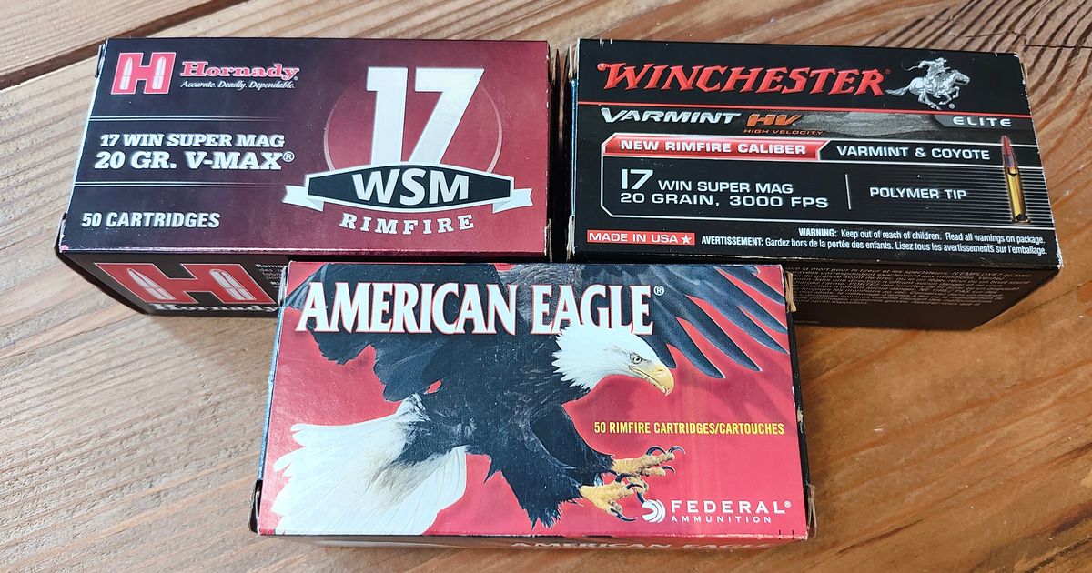 17 WSM - Assorted Ammo - All 20gr