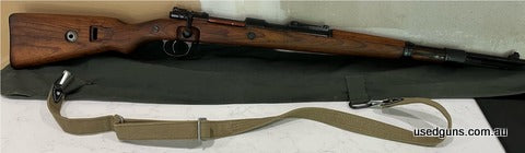 BYF44 K98, made by Mauser Werke A.G. Oberndorf a.N. All correct markings and waffenampts are present and clear, exceptional bore. Perfect for someone wanting an