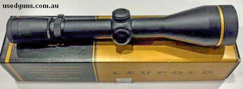 Leupold VX3 4.5-14x50mm LR (Long Range) model # 66485. 30mm Tube - Side Focus - Varmint Hunter Reticle - Matte Black. Scope is in excellent condition having had